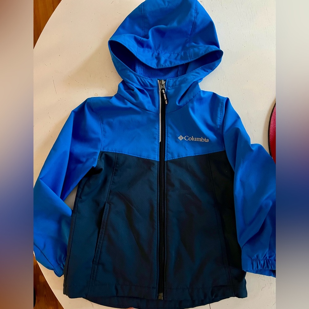 Columbia Sportswear Boys XXS (4-5) blue windbreaker